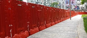 塑料圍擋：輕巧、耐久和易安裝的優(yōu)勢特點【旭東鋼構(gòu)】